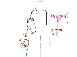 Консультация гинеколога (рисунок)